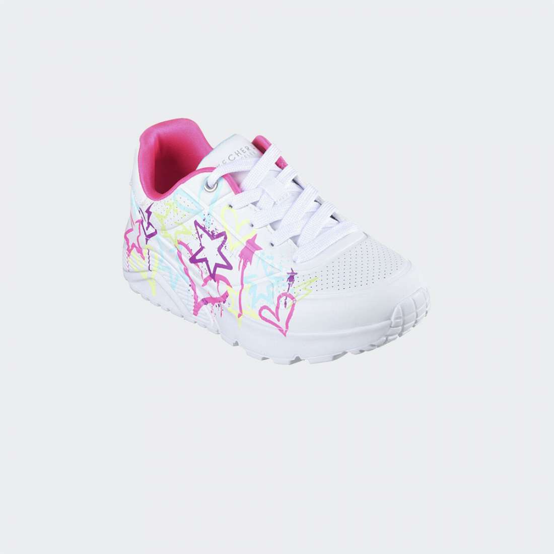 SKECHERS UNO LITE MY DRIP WHITE/PINK