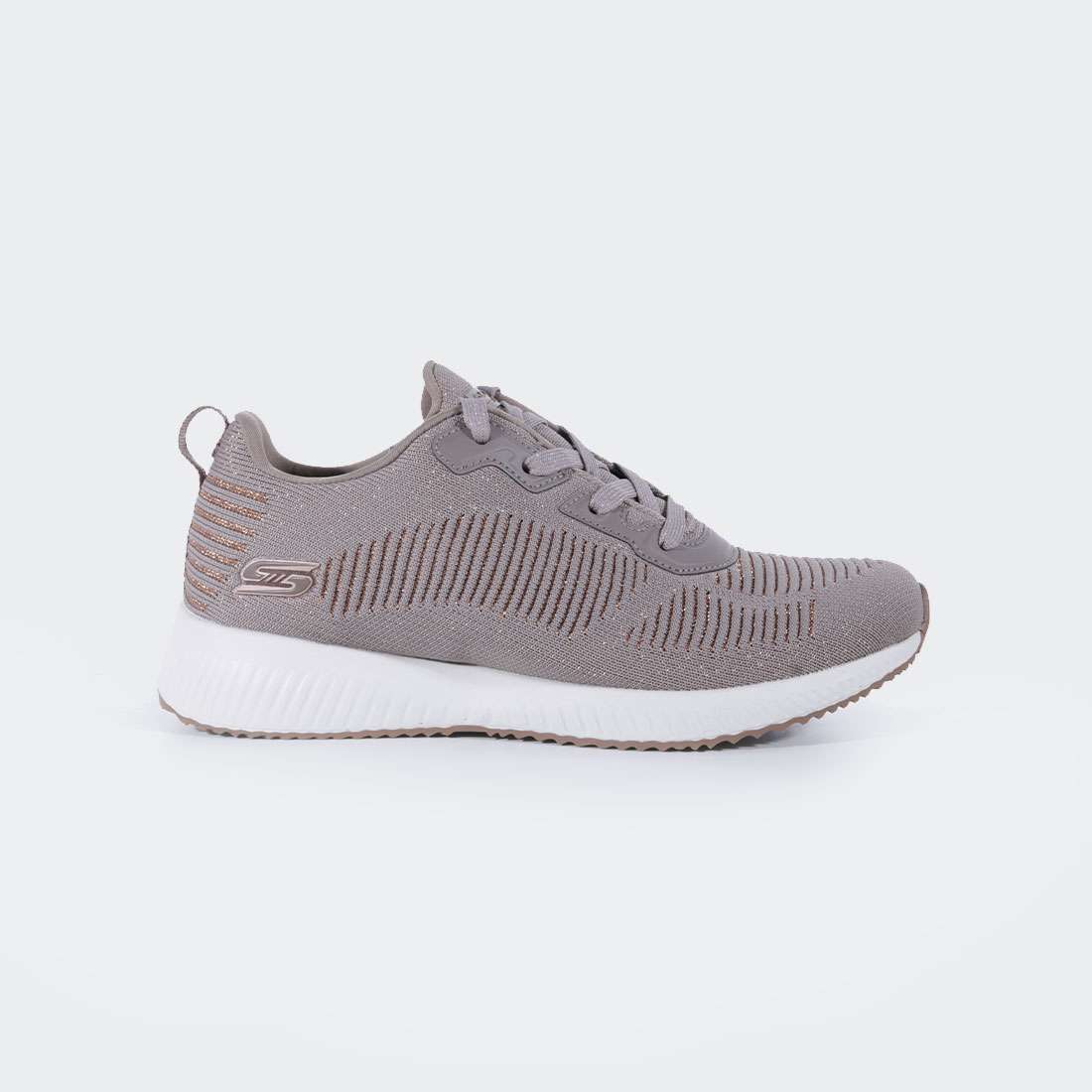 SKECHERS BOBS SPORT SQUAD TAUPE