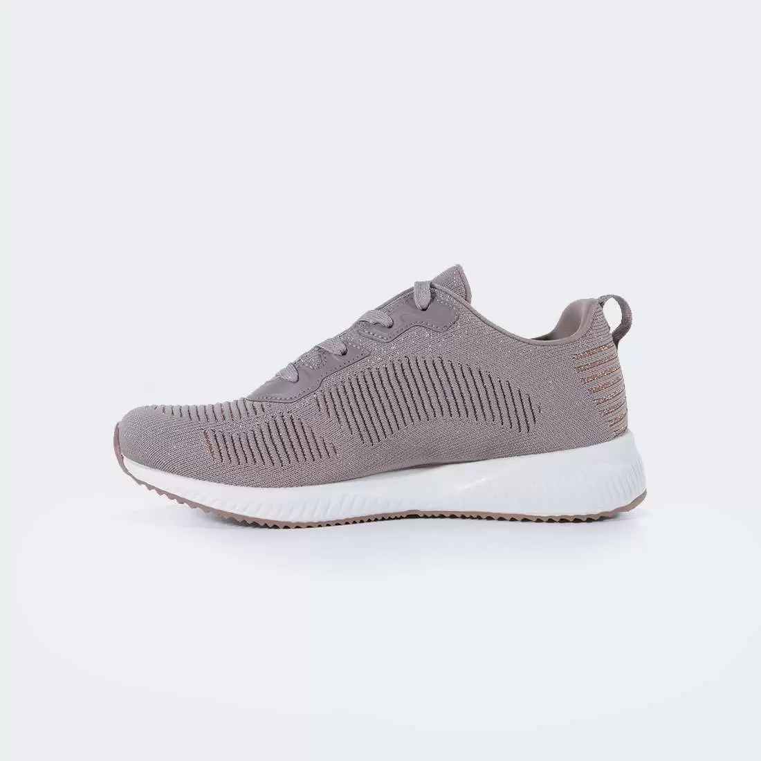 SKECHERS BOBS SPORT SQUAD TAUPE