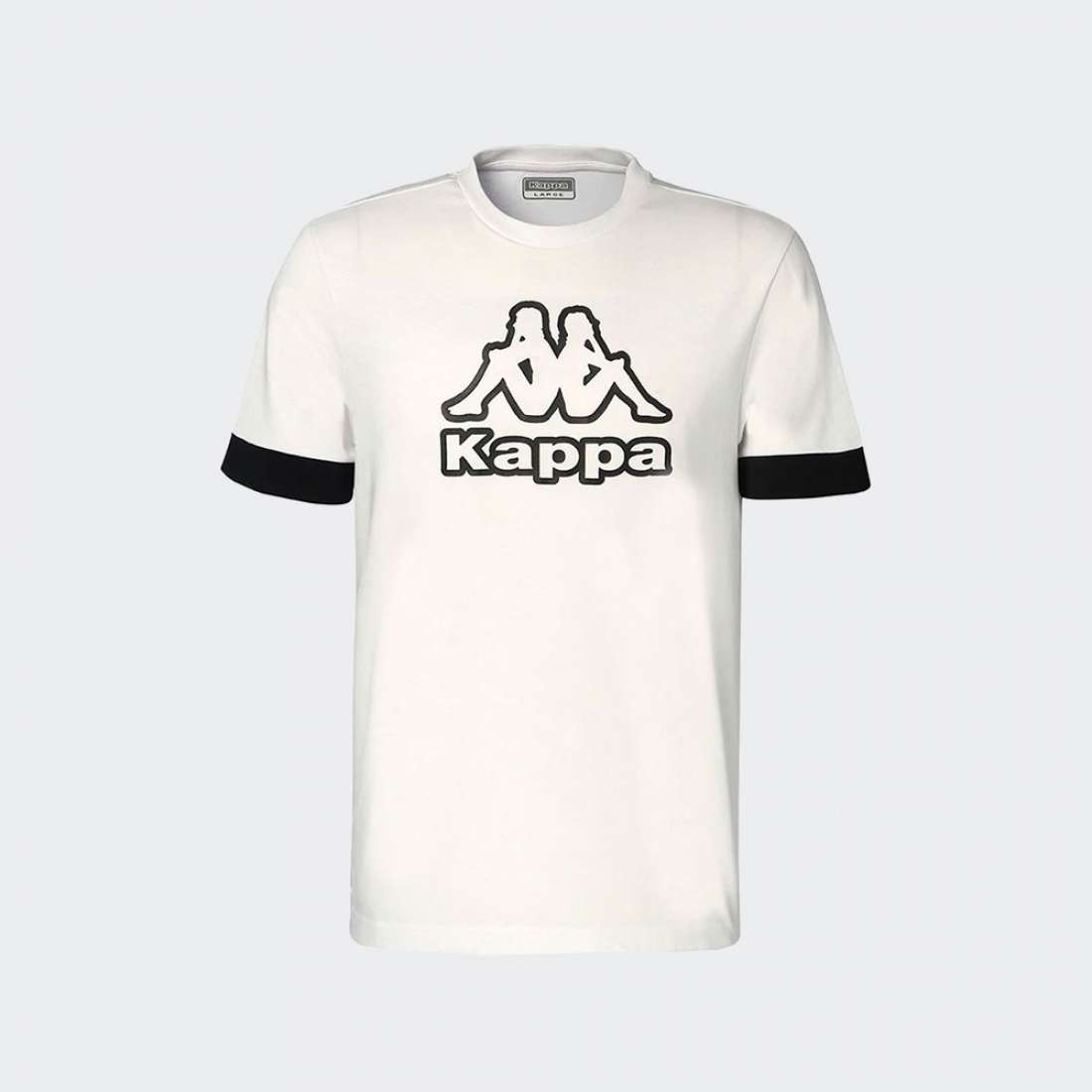 TSHIRT KAPPA DLOT WHITE/BLACK