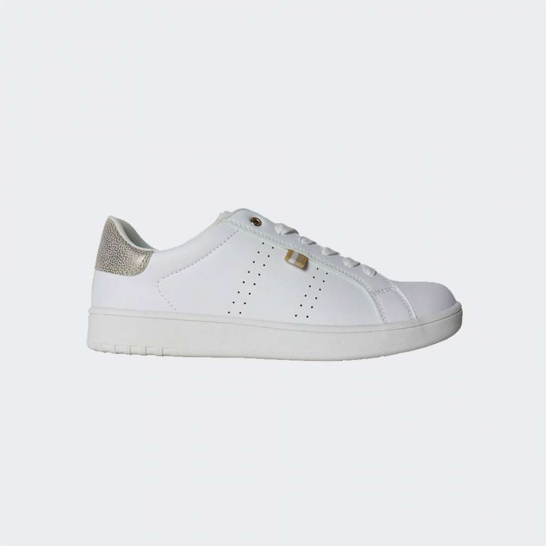 TOMMY HILFIGER LOW CUT LACE UP WHITE/PLATI