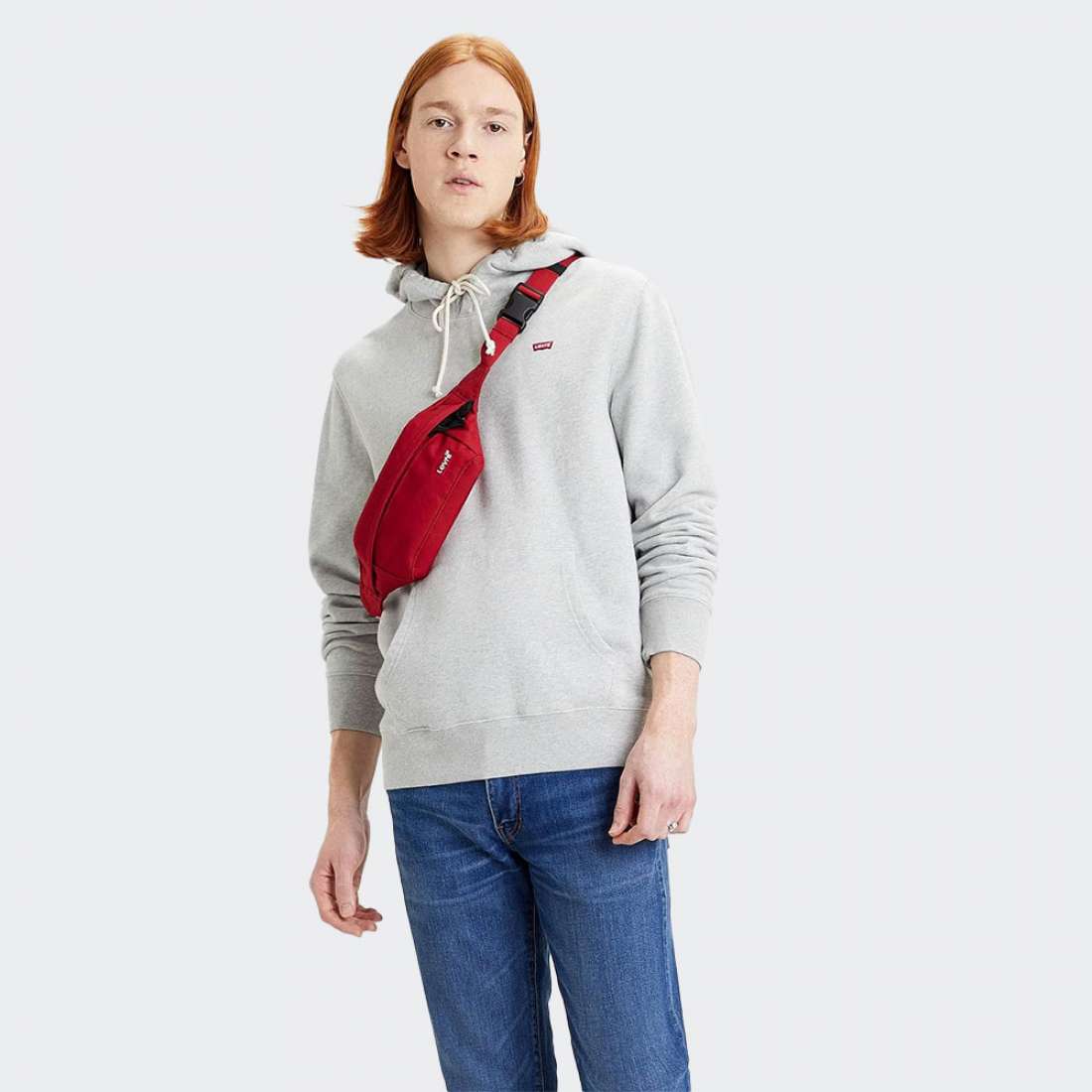 HOODIE LEVIS NEW ORIGINAL LIGHT MIST HEATHER