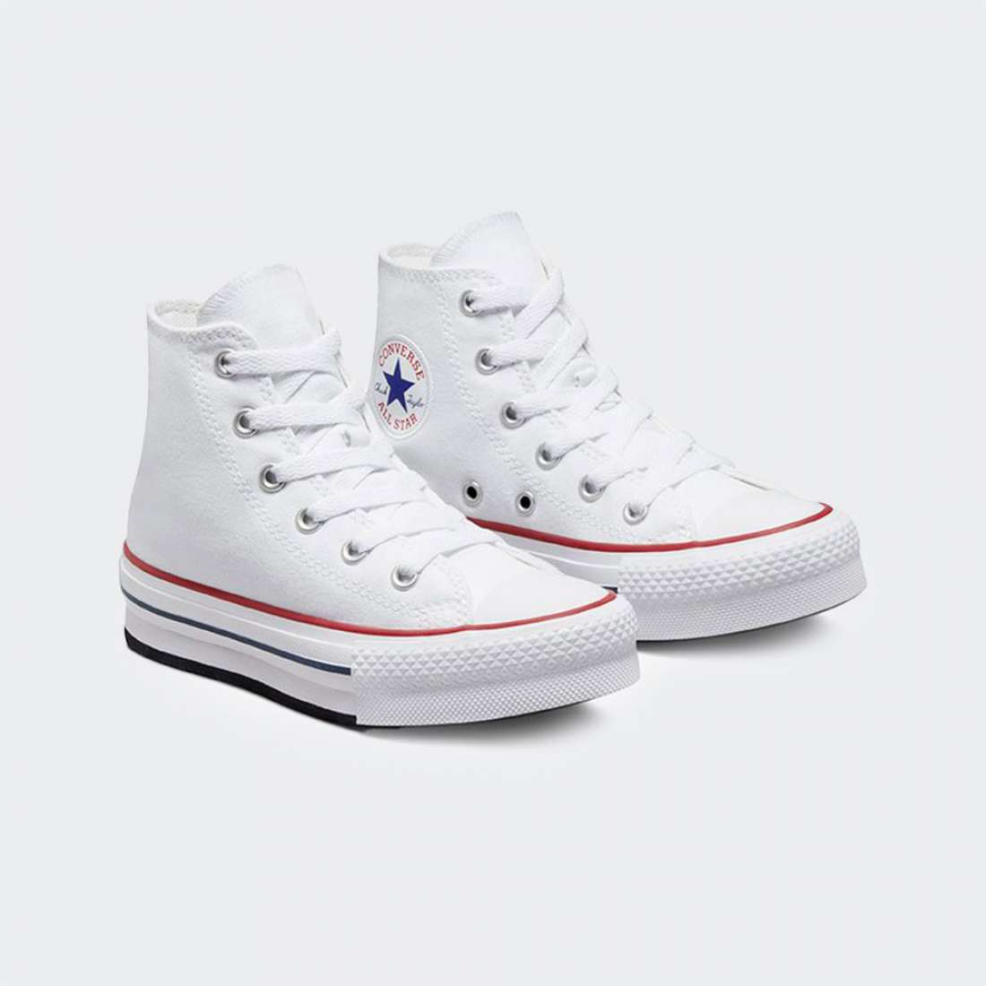 CONVERSE CHUCK TAYLOR ALL STAR EVA LIFT PLATFORM HIGH WHITE/GARNET/NAVY