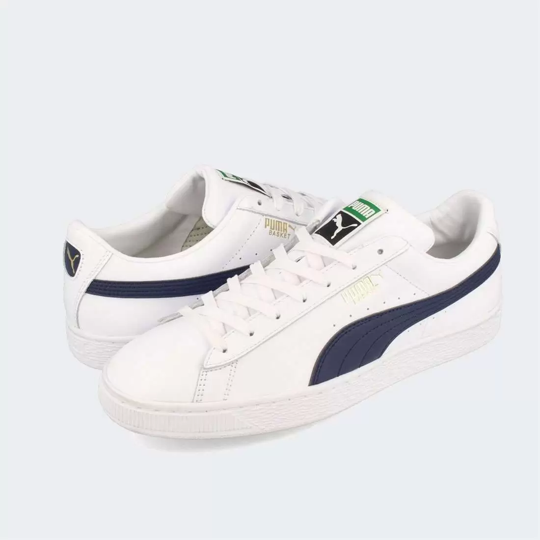 PUMA BASKET CLASSIC XXL WHITE-PEACOAT