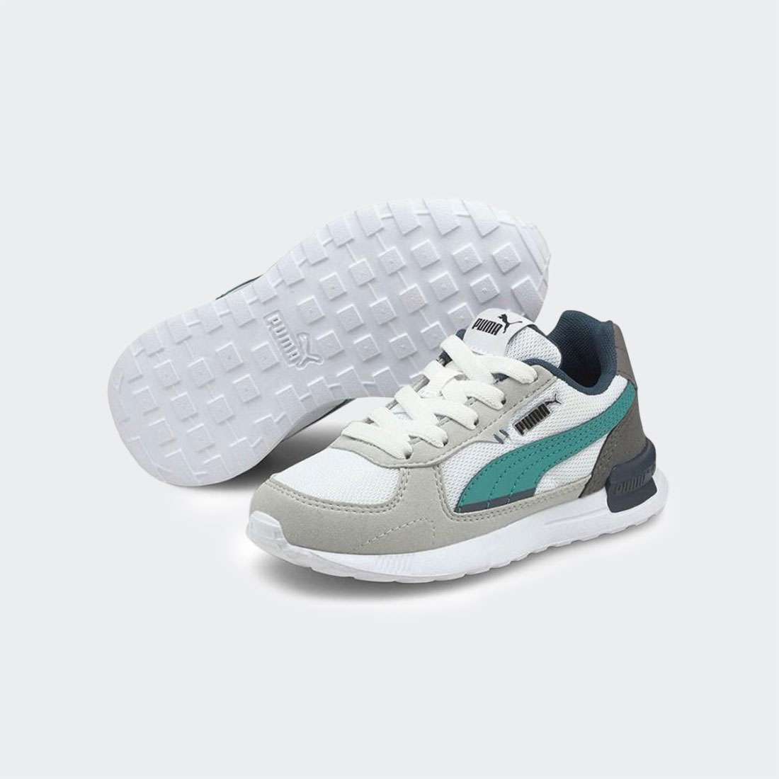 PUMA GRAVITION J WHITE/PARASAILING/GRAY