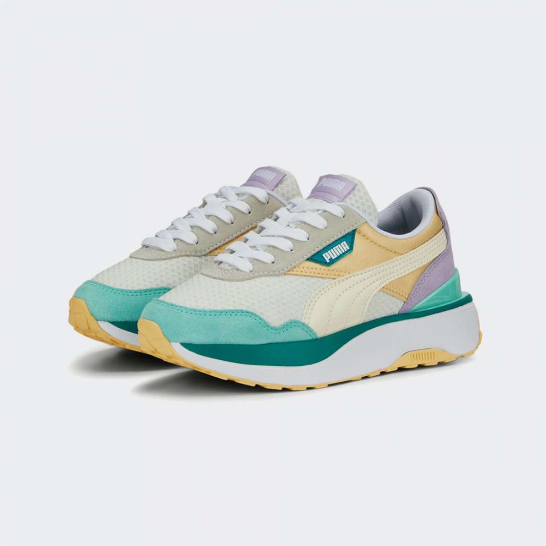 PUMA CRUISE RIDER PEONY W LIGHT STRAW/PUMA WHITE