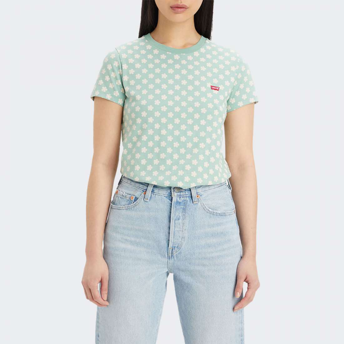 TSHIRT LEVIS PERFECT GRANITE GREEN