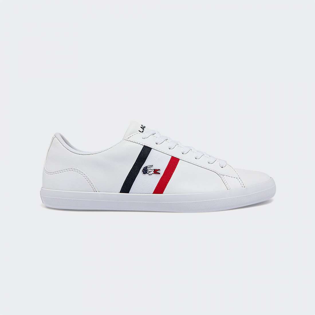 LACOSTE LEROND TRI1 WHT/NVY/RED