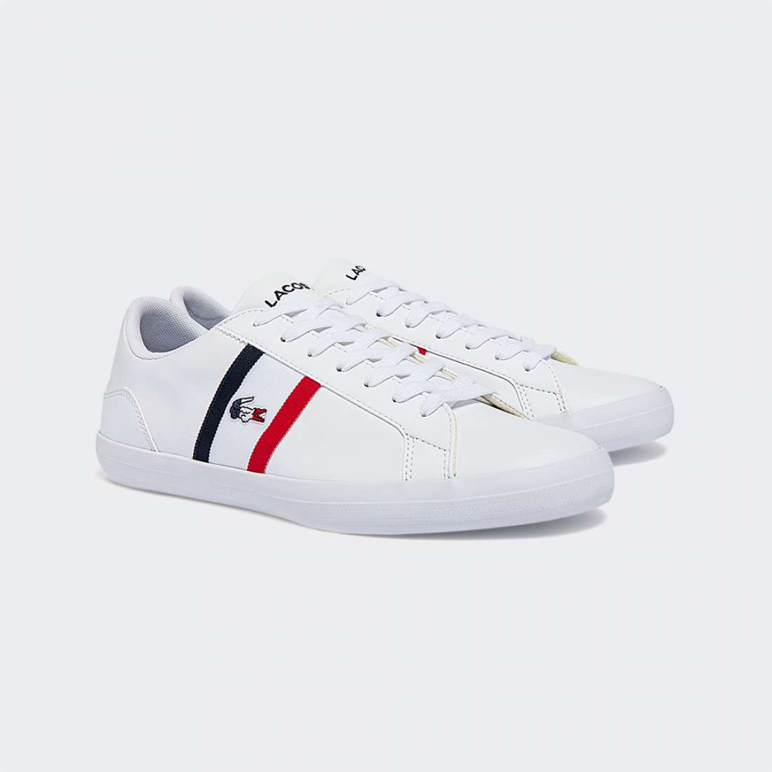 LACOSTE LEROND TRI1 WHT/NVY/RED