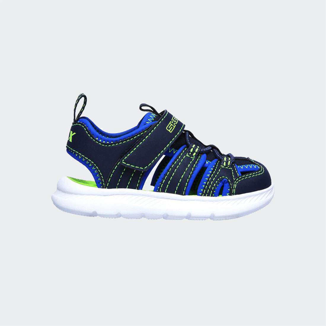 SKECHERS C-FLEX NAVY/LIME