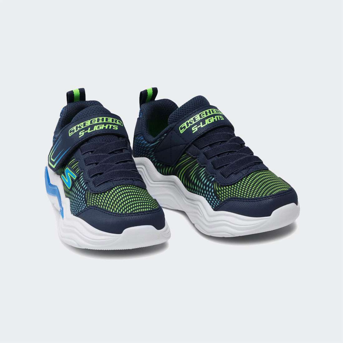 TENIS SKECHERS ERUPTERS NAVY/LIME