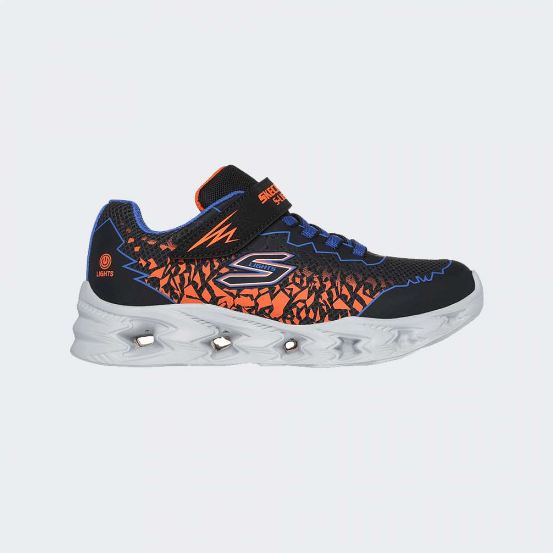 SKECHERS VORTEX 2.0 BLACK/BLUE/ORANGE