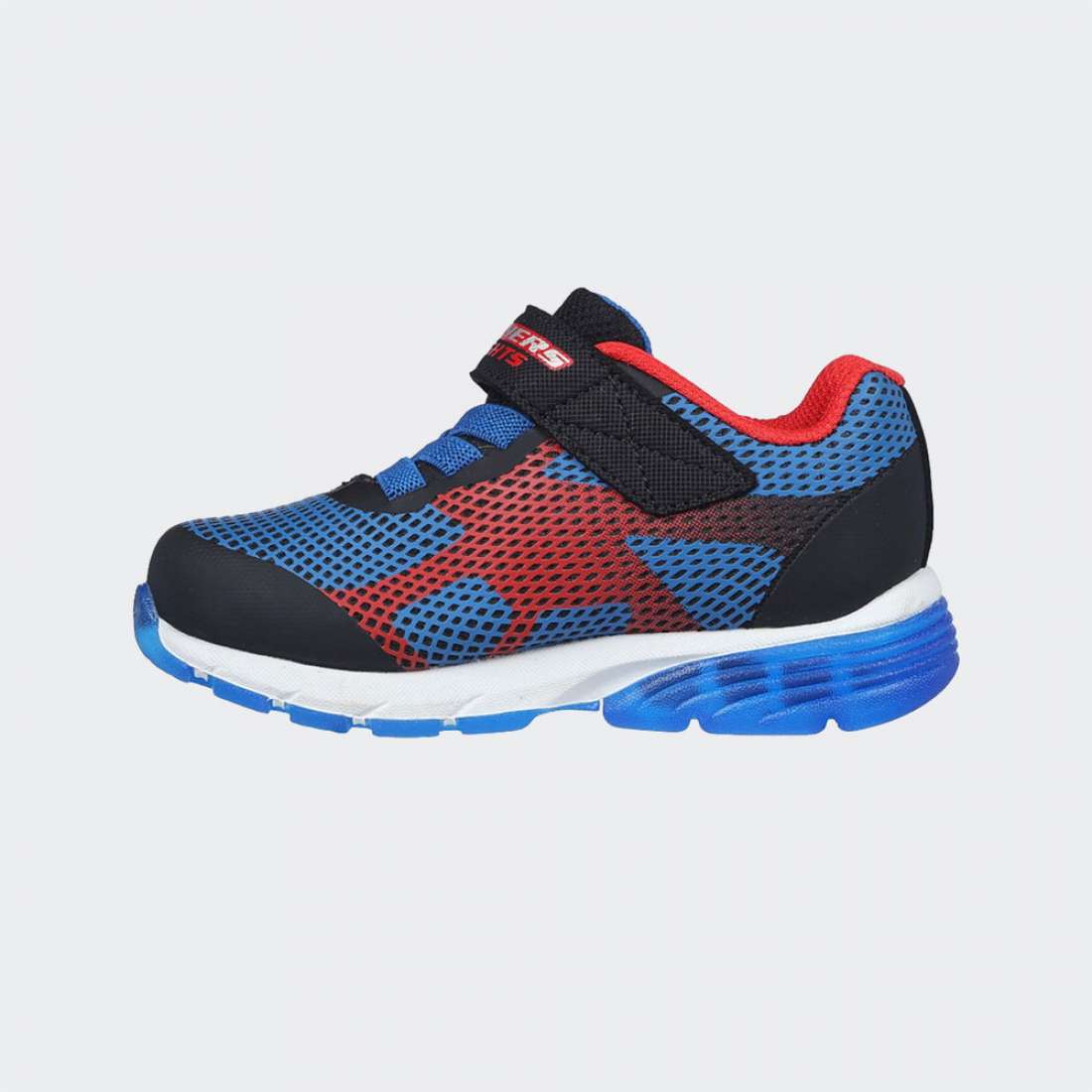 SKECHERS LIGHT RAPID CHARGE K BLACK/RED/BLUE