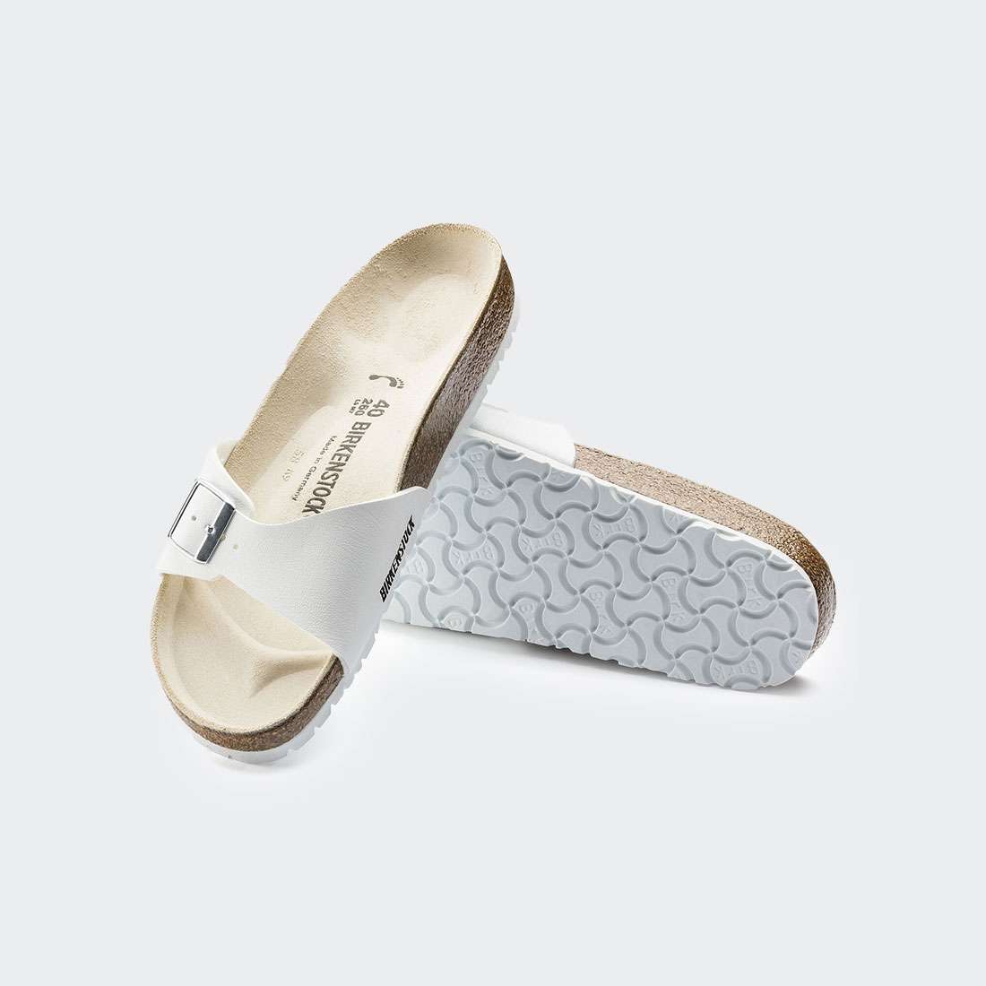 SANDÁLIAS BIRKENSTOCK MADRID WHITE