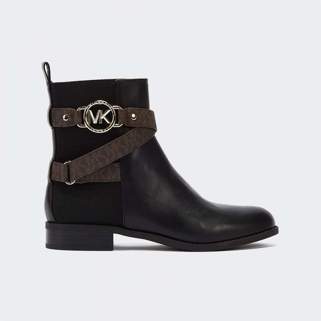 BOTAS MICHAEL KORS RORY FLAT BLK/BROWN