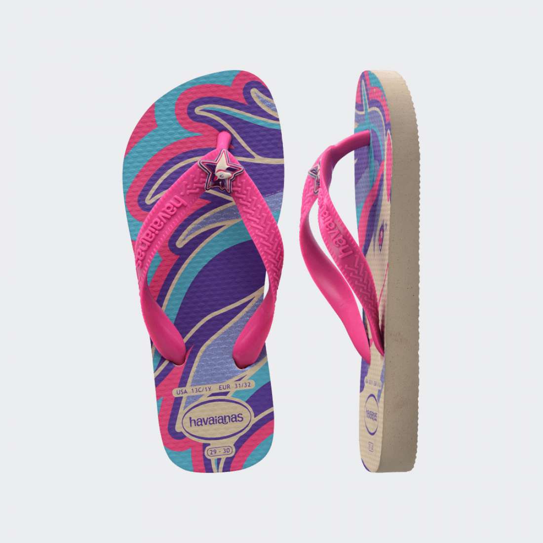 HAVAIANAS KIDS FANTASY BEIGE/MAGENTA