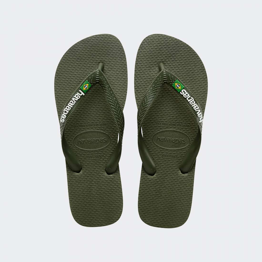 HAVAIANAS BRASIL LOGO GREEN/GREEN