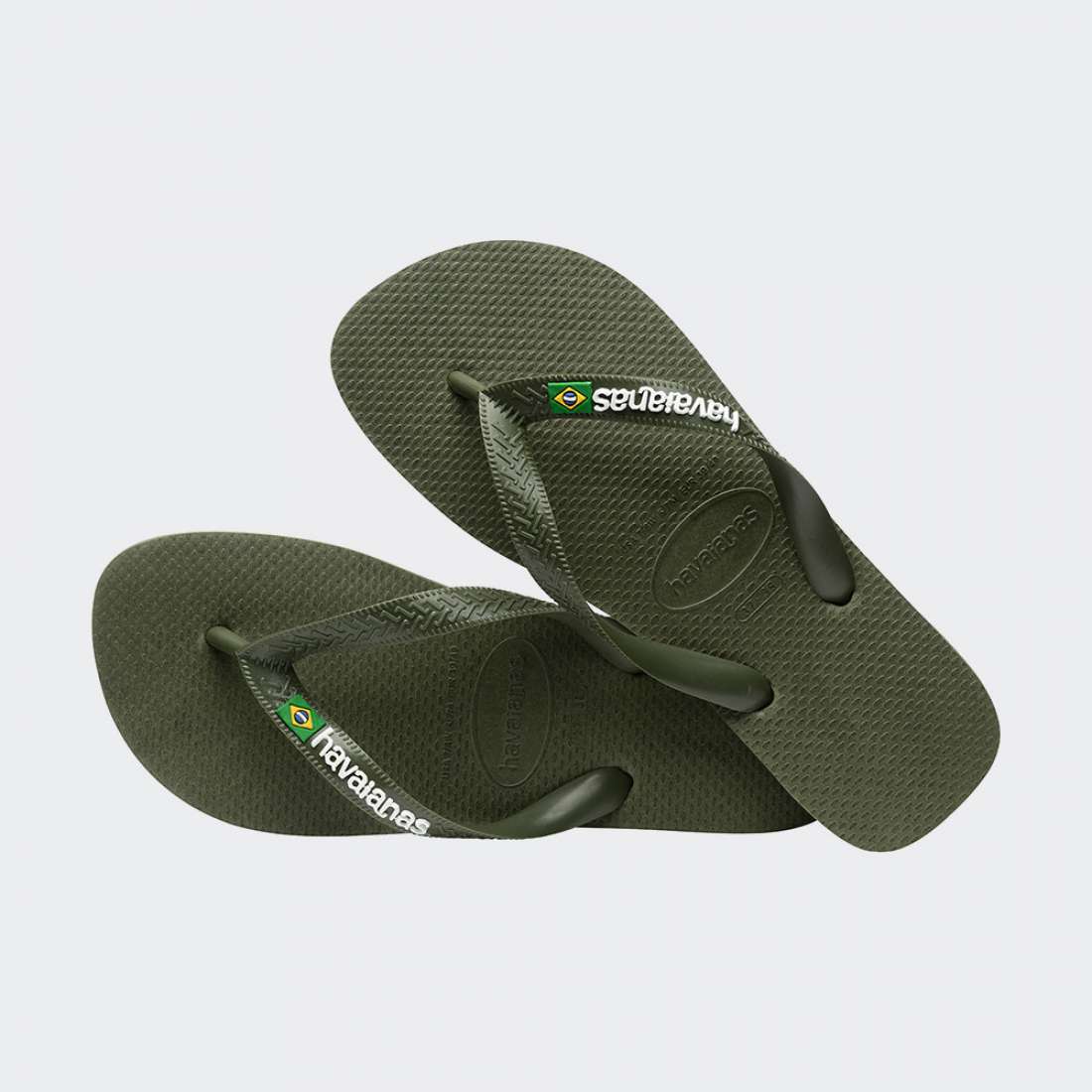 HAVAIANAS BRASIL LOGO GREEN/GREEN