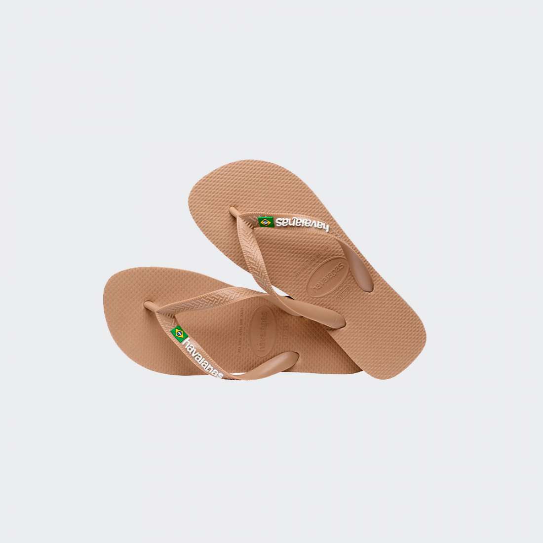 HAVAIANAS BRASIL LOGO ROSE GOLD