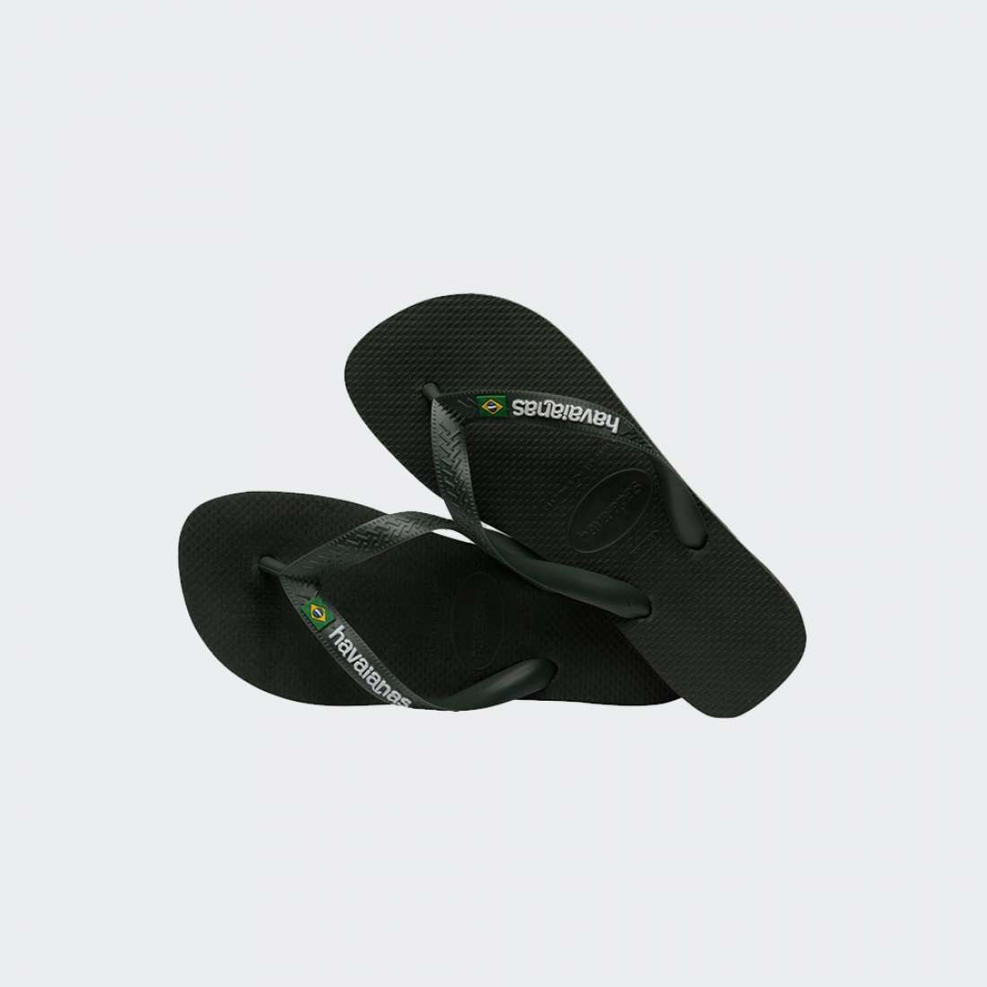 HAVAIANAS BRASIL LOGO GREEN OLIVE