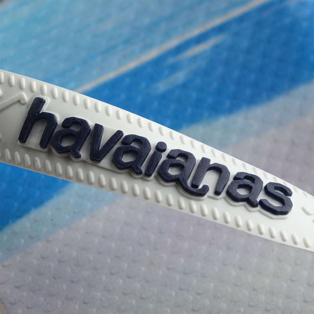 HAVAIANAS HYPE WHITE/NAVY BLUE