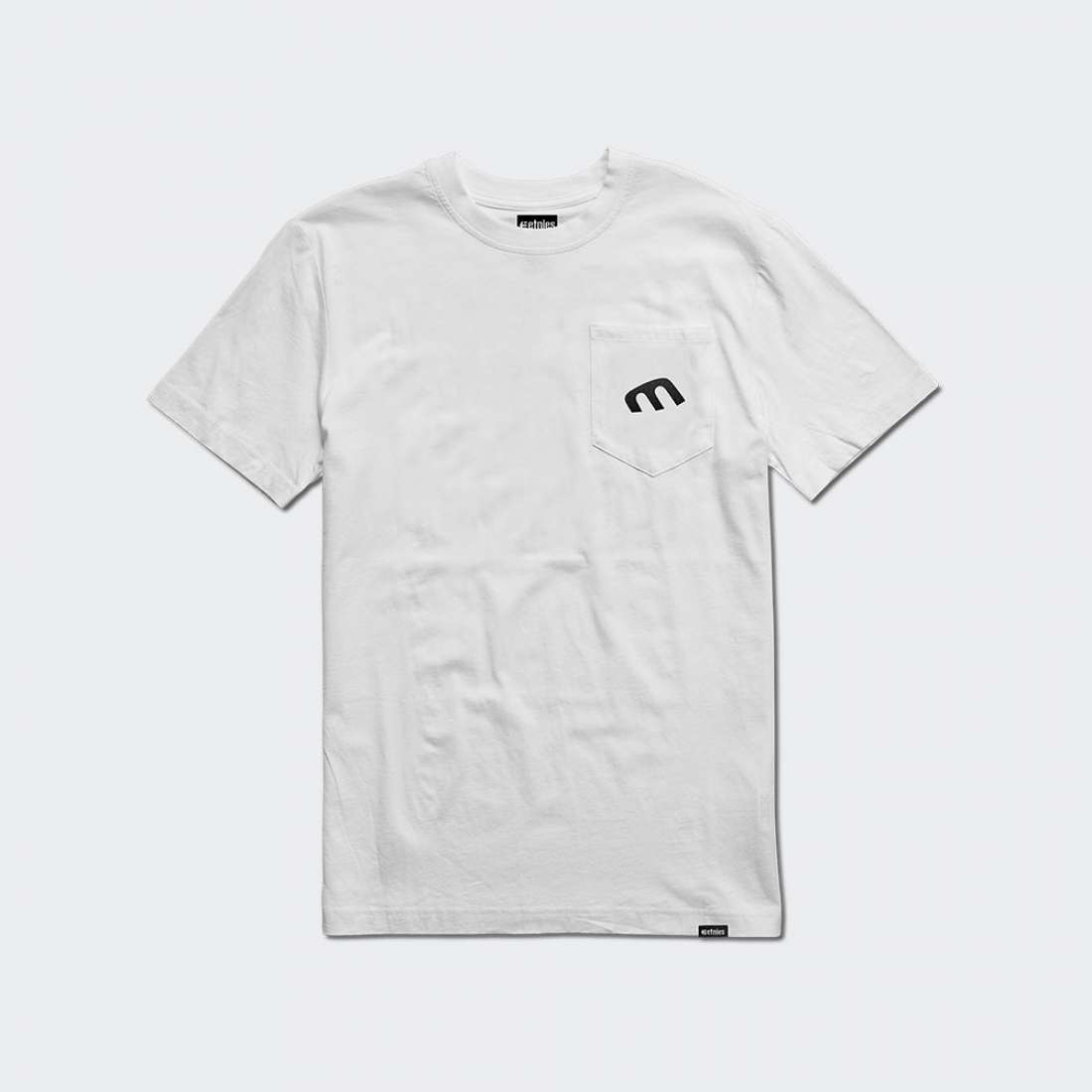 TSHIRT ETNIES STYLE E POCKET WHITE