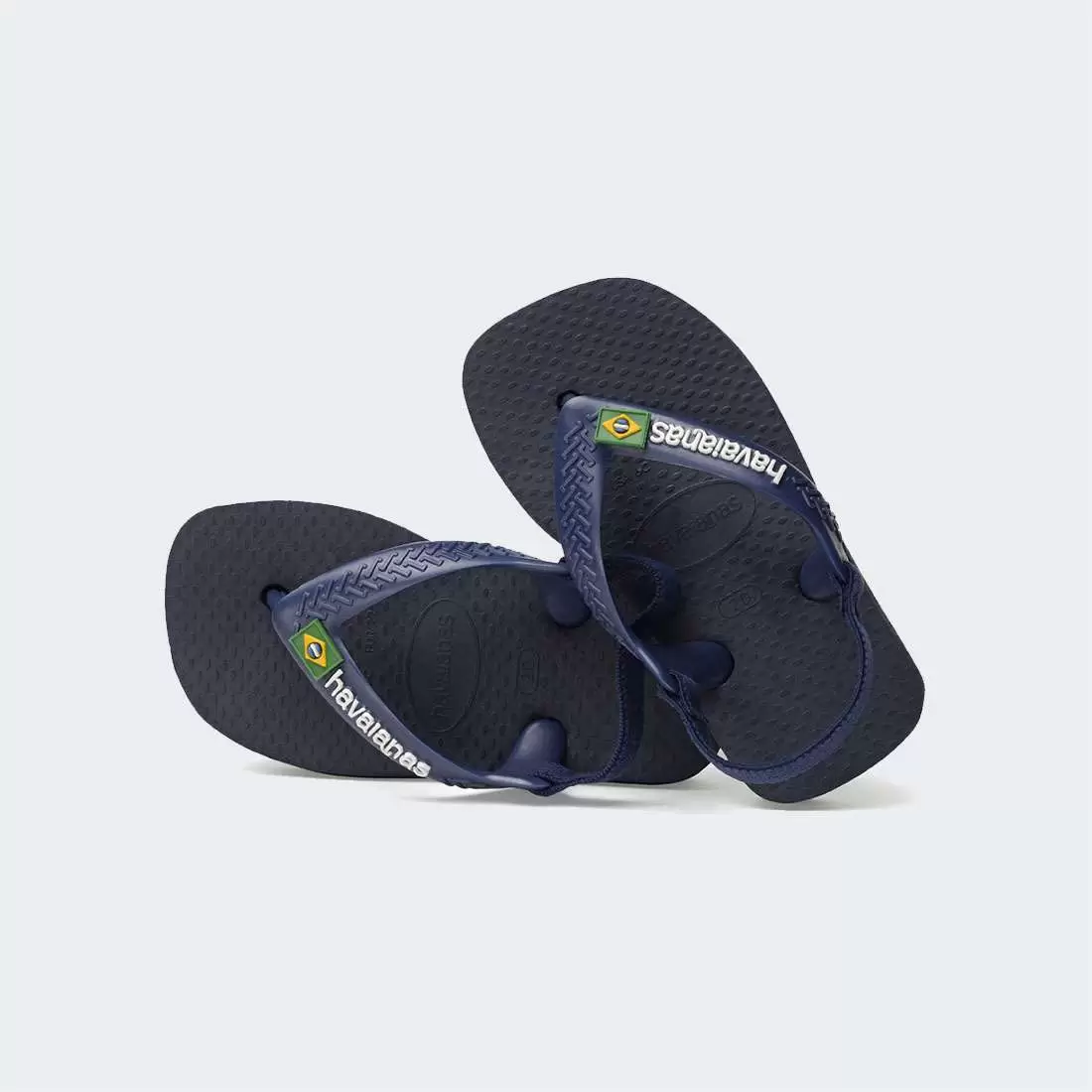 HAVAIANAS BABY BRASIL LOGO II NAVY BLUE/CITRUS YELLOW