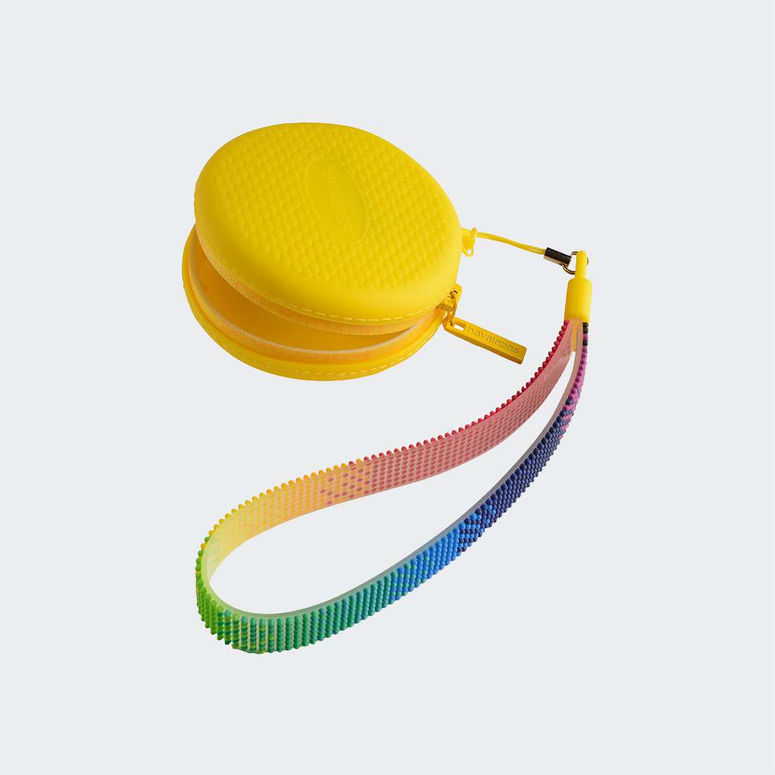 PORTA MOEDAS HAVAIANAS PURSE COLOR DOTS YELLOW