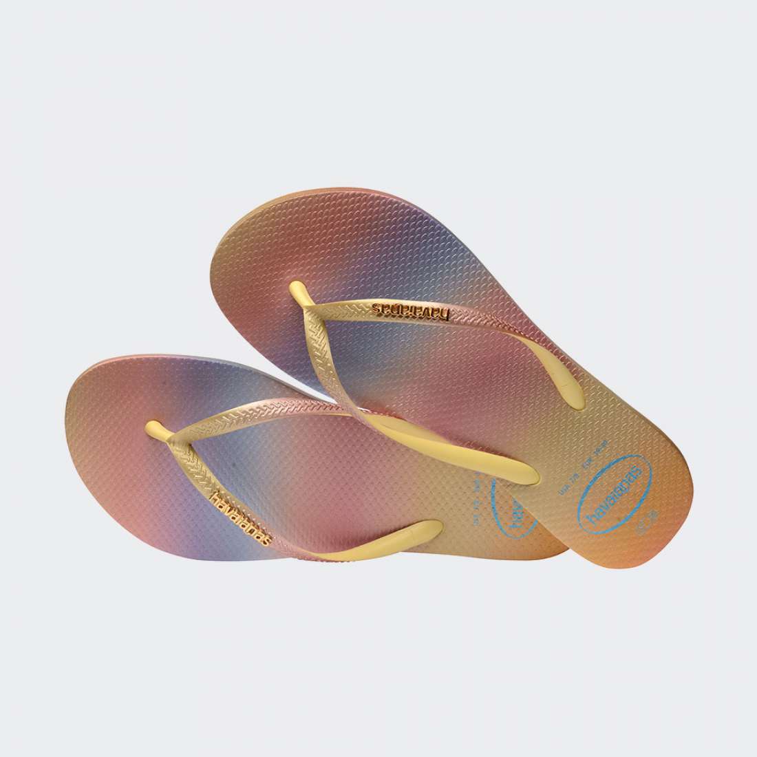 HAVAIANAS SLIM GRADIENT SUNSET YELLOW PIXEL