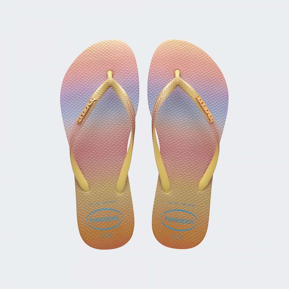 HAVAIANAS SLIM GRADIENT SUNSET LEMON