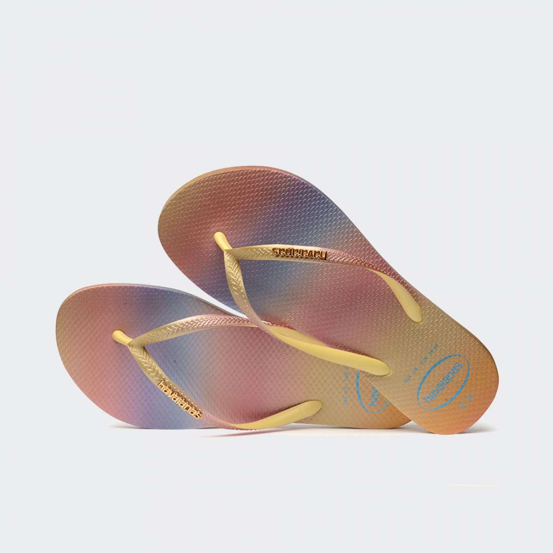 HAVAIANAS SLIM GRADIENT SUNSET LEMON