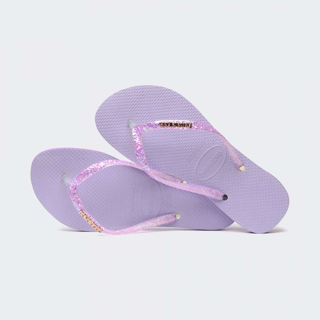 HAVAIANAS SLIM GLITTER FLOURISH PURPLE