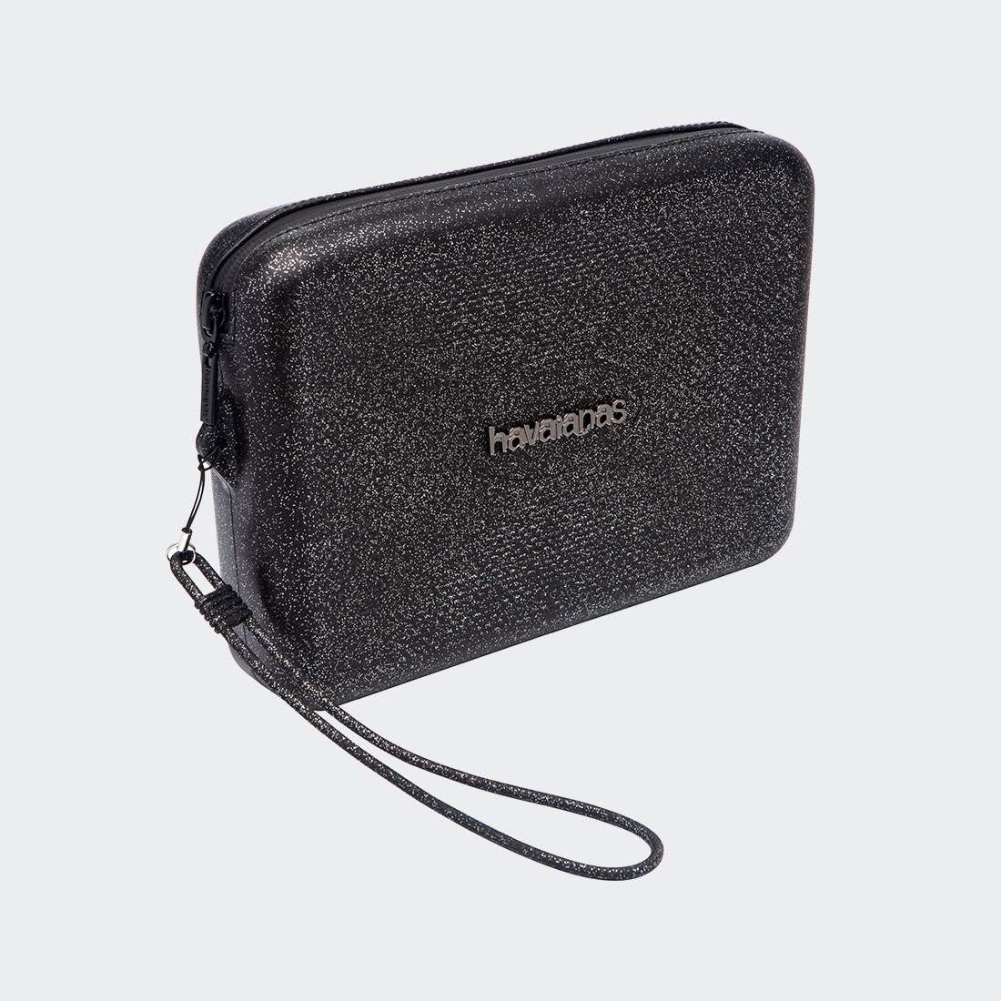 BOLSA HAVAIANAS BEACH NECESSAIRE GLITTER BLACK