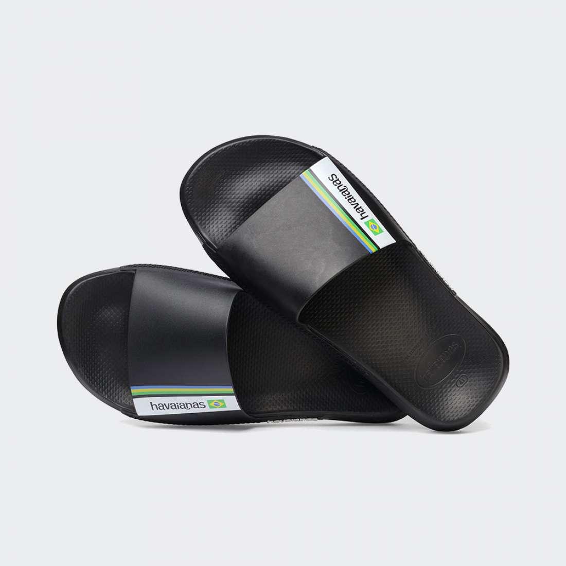 HAVAIANAS SLIDE BRASIL BLACK