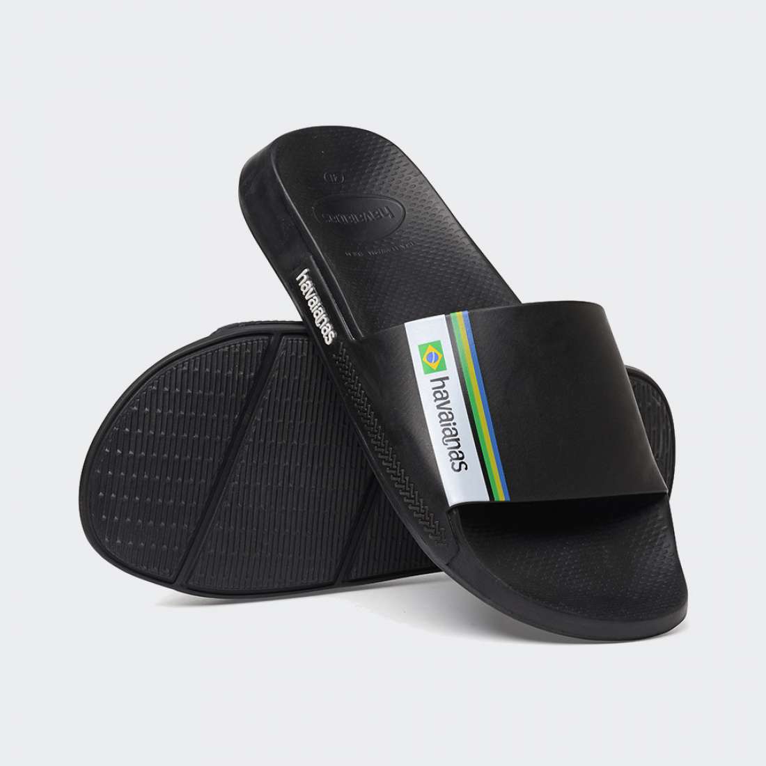 HAVAIANAS SLIDE BRASIL BLACK