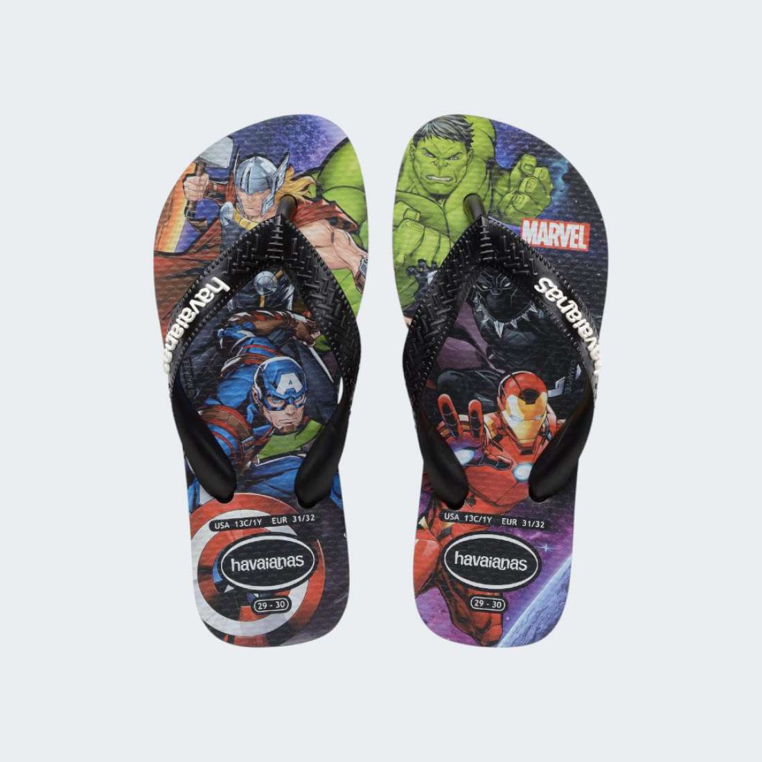 HAVAIANAS KIDS TOP MARVEL II BLACK