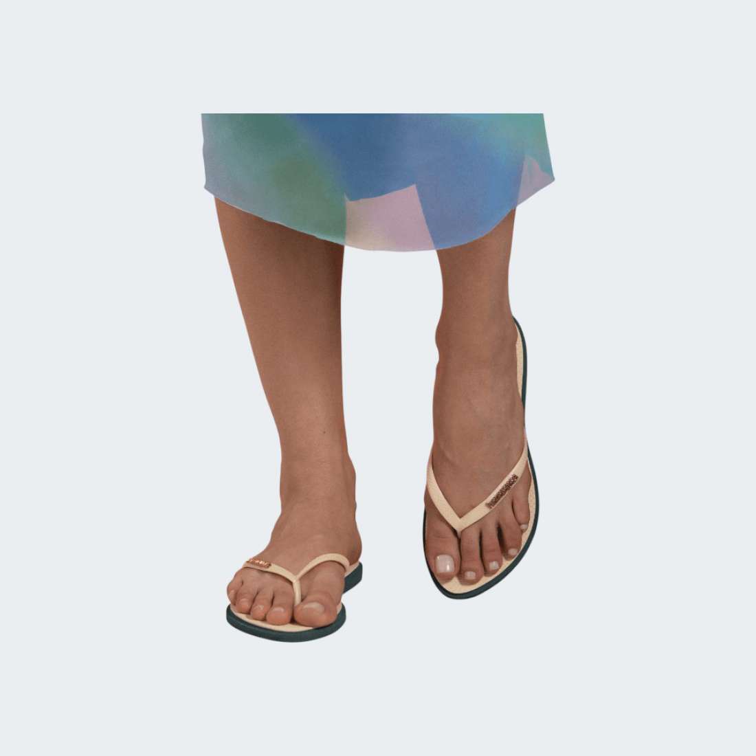 HAVAIANAS SLIM POINT PANTANAL GREEN