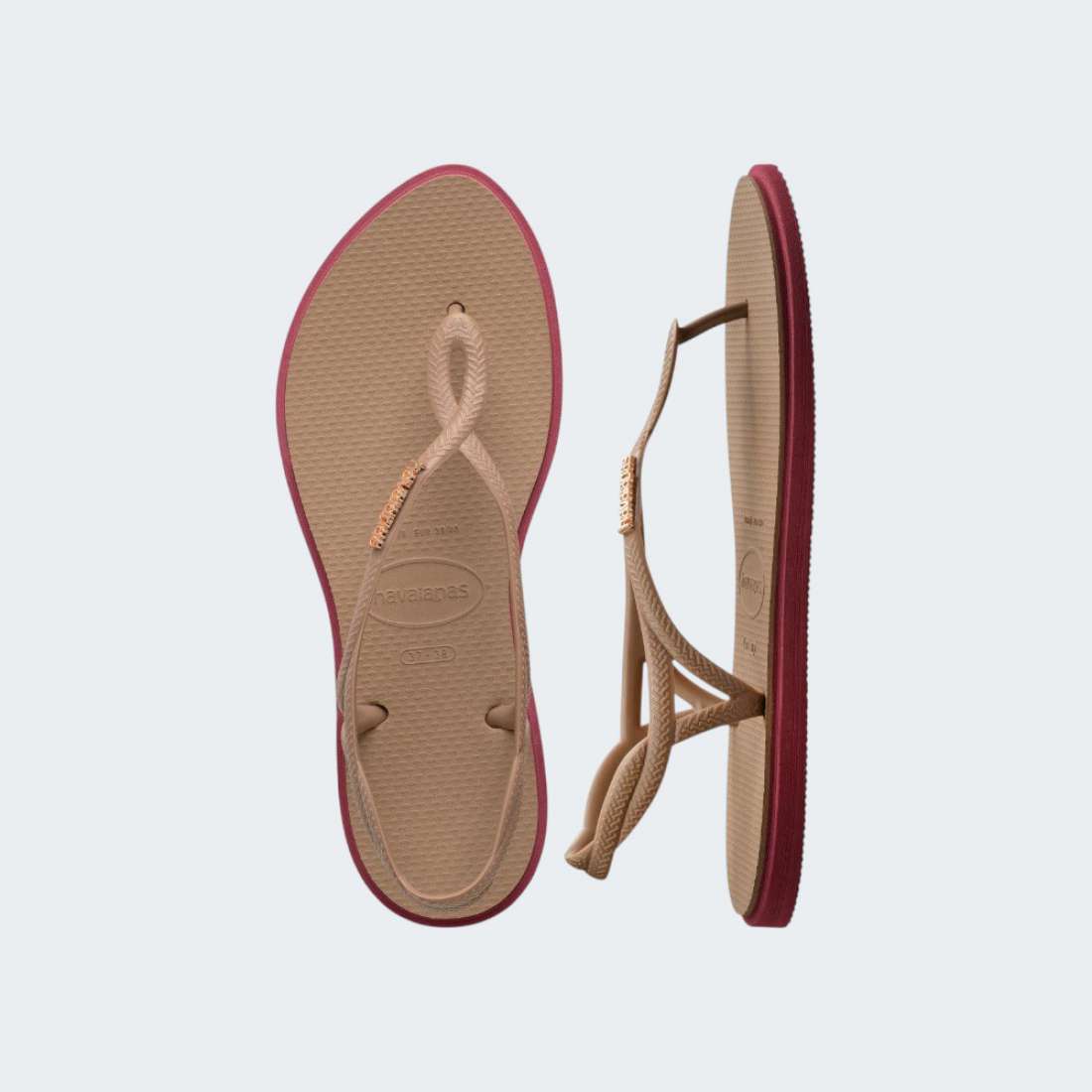 HAVAIANAS  LUNA POINT ROSE GOLD