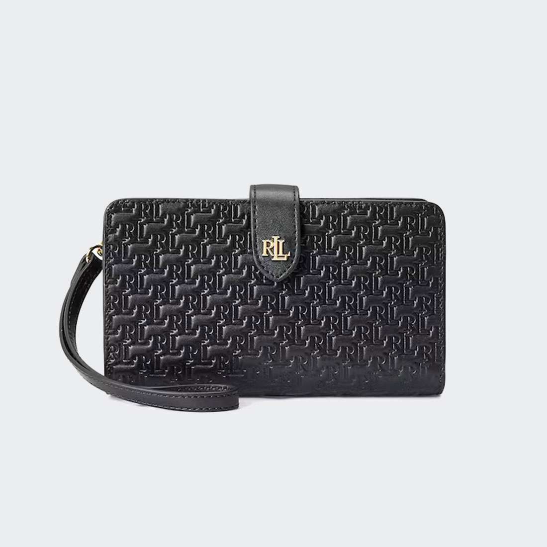 CARTEIRA RALPH LAUREN MONOGRAM BLACK