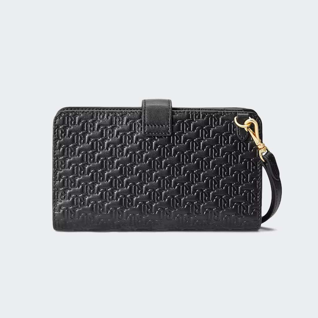 CARTEIRA RALPH LAUREN MONOGRAM BLACK