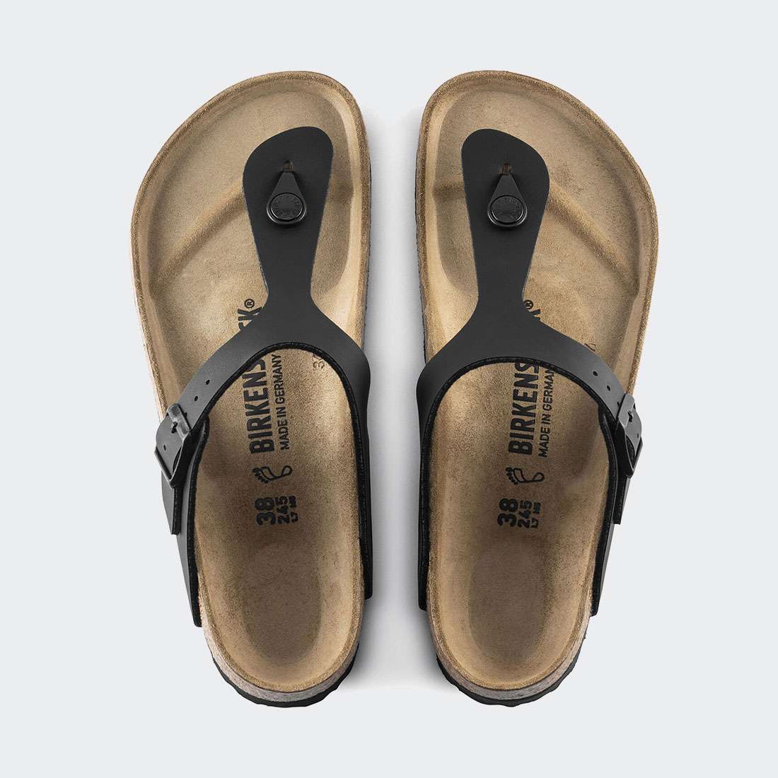 SANDÁLIAS BIRKENSTOCK GIZEH BLACK/BLACK