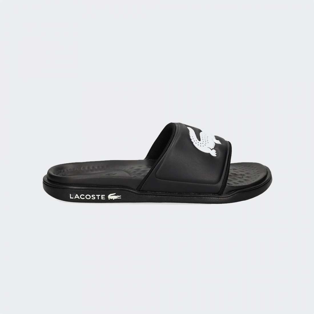 CHINELOS LACOSTE SERVE BLK/WHT