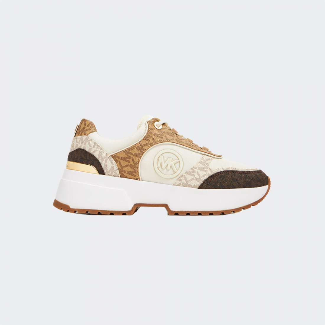 MICHAEL KORS PERCY TRAINER CREAM MULTI