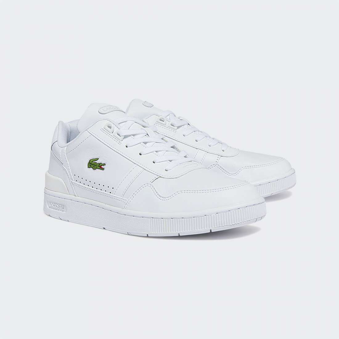 LACOSTE T-CLIP WHITE/WHITE