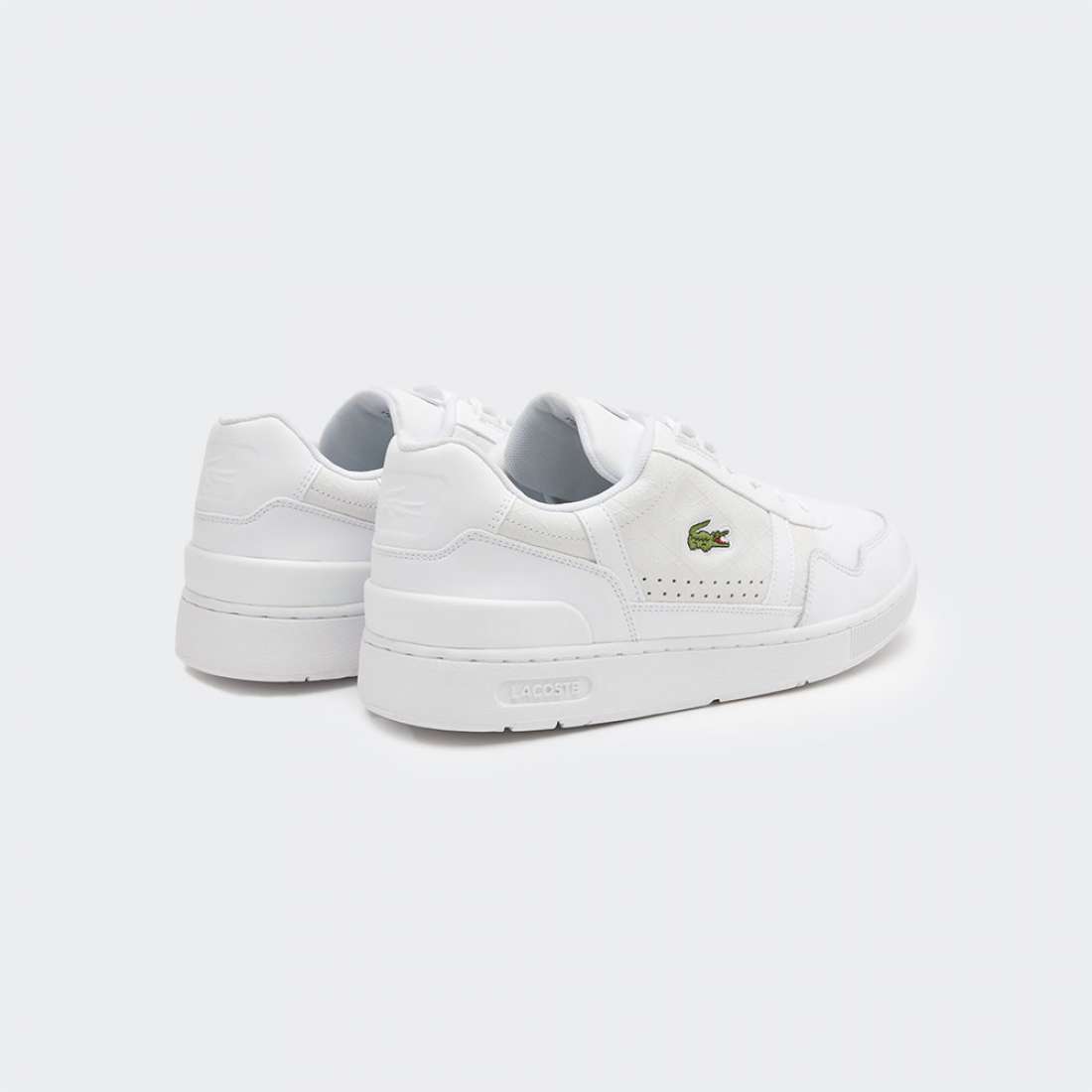 LACOSTE T-CLIP SIGNATURE WHT/WHT