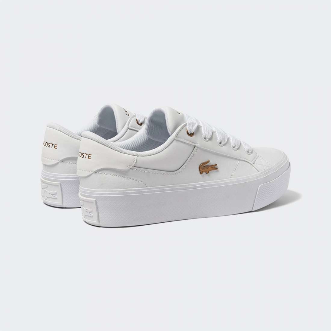 LACOSTE ZIANE PLATFORM WHT/WHT
