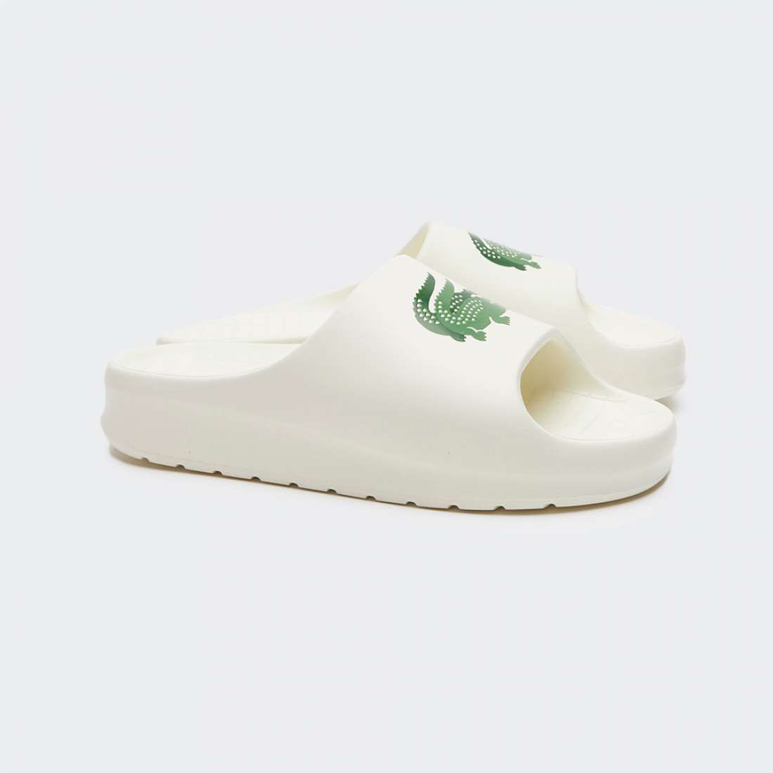 CHINELOS LACOSTE SERVE 2.0 OFF WHT/GRN