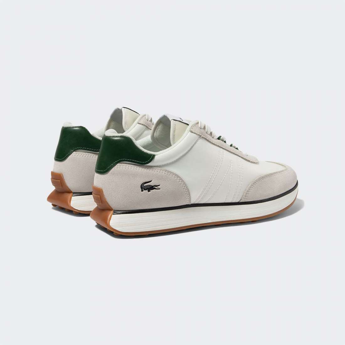 LACOSTE L-SPIN WHT/DK GRN