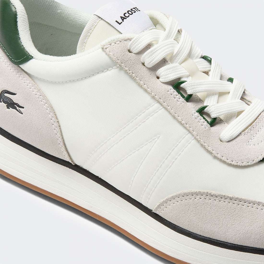 LACOSTE L-SPIN WHT/DK GRN