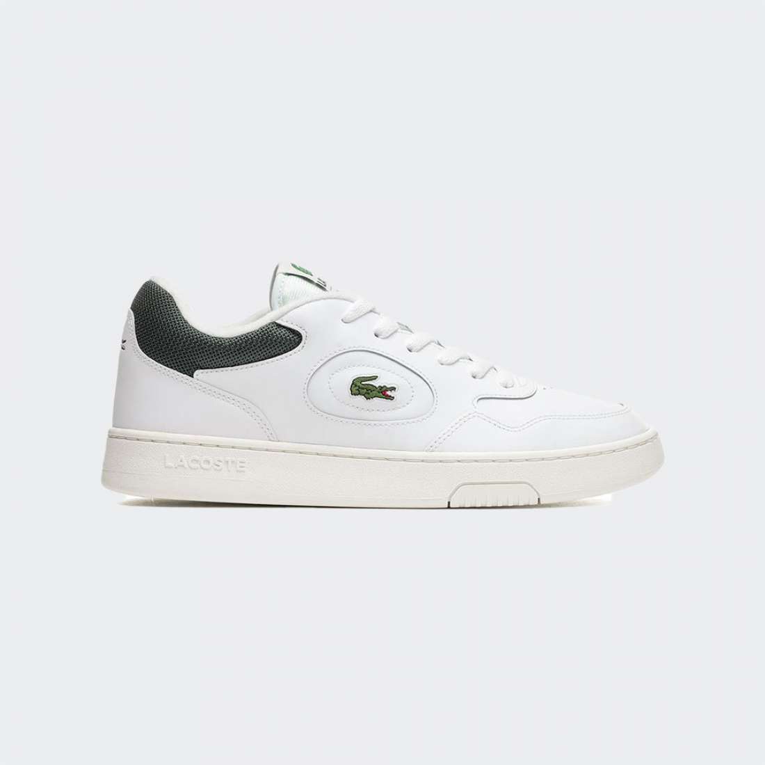 LACOSTE LINESET WHT/DK GRN